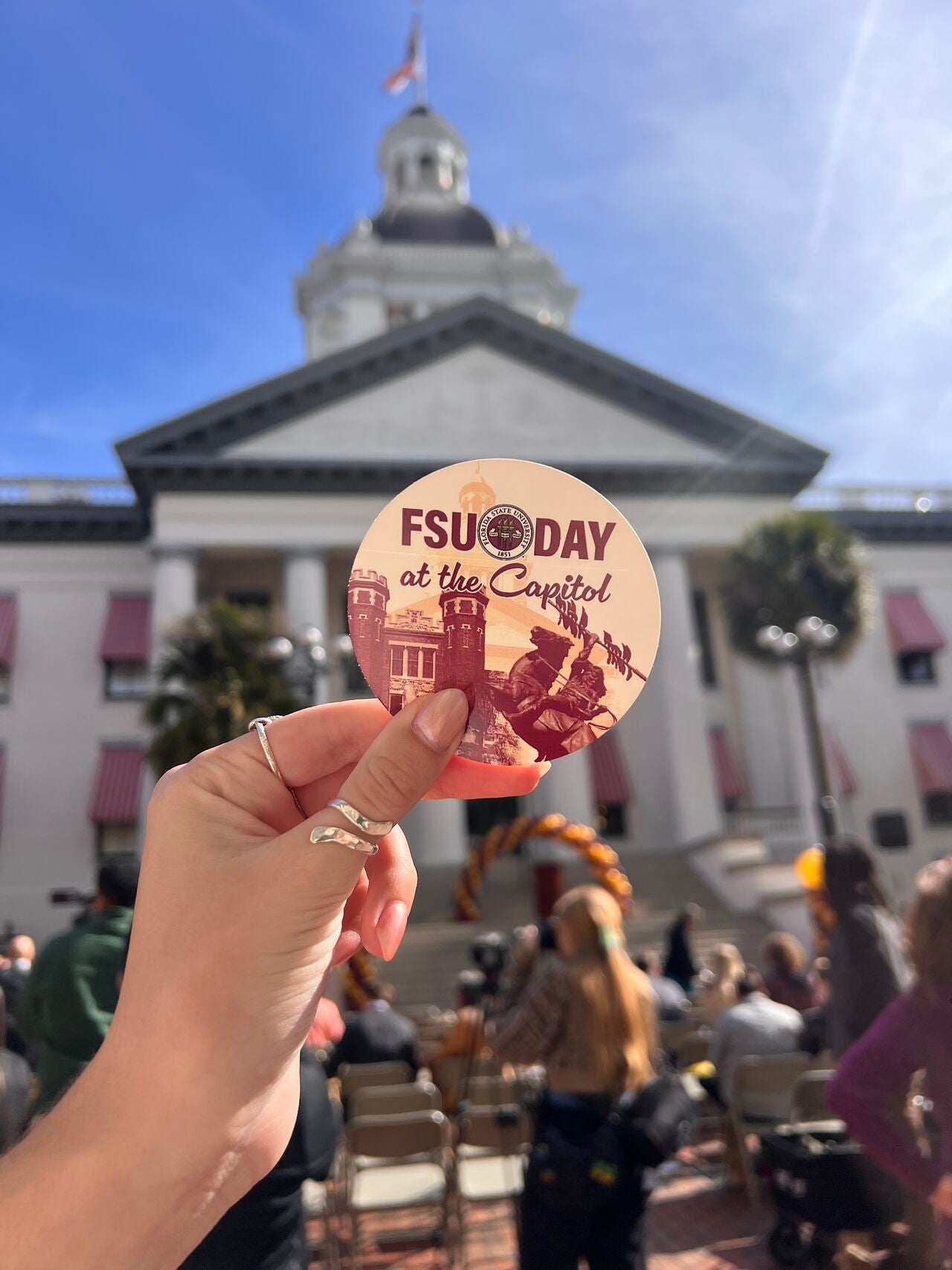 FSU Day sticker