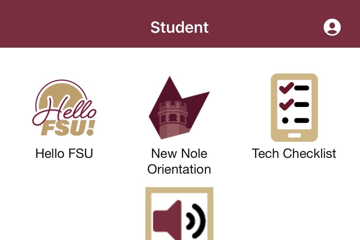 Screenshot of MyFSU Mobile App showing Tech Checklist